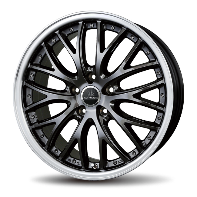 LOXARNY MULTIFORCHETTA MS3 Hyper Black/Rim Polish [18×7.5J]