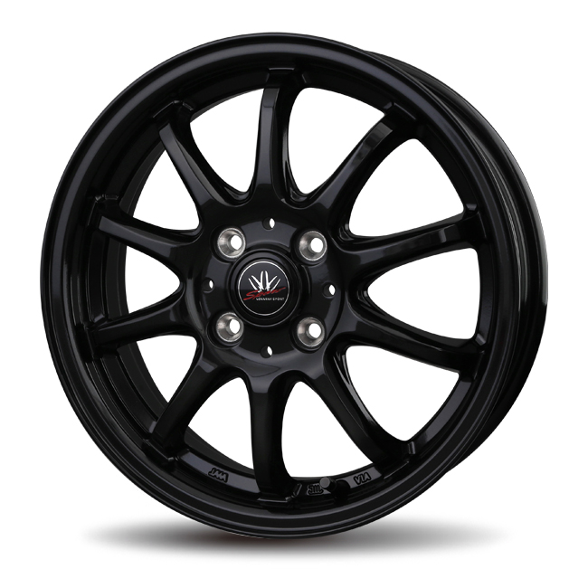 LOXARNY SPORT DR-10 Gun Black [15×4.5J 4-100]