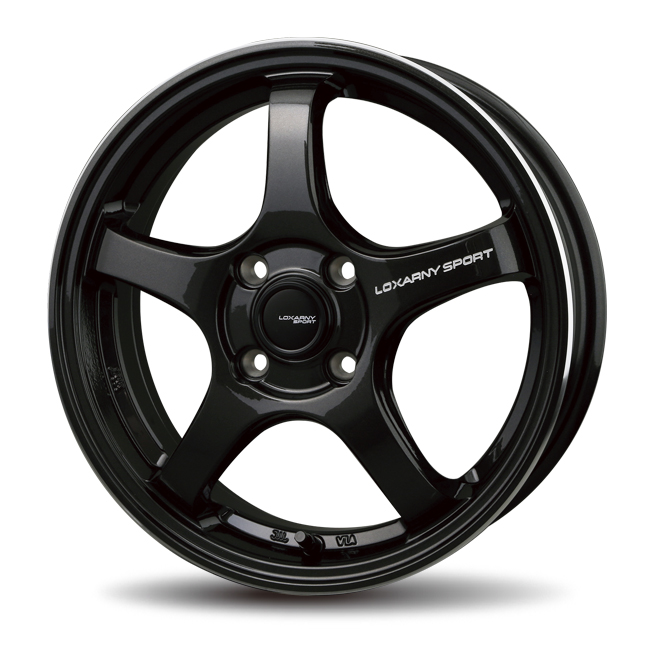 LOXARNY SPORT GT-06R Gun Black/Rim Edge[15&times;4.5J 4-100]