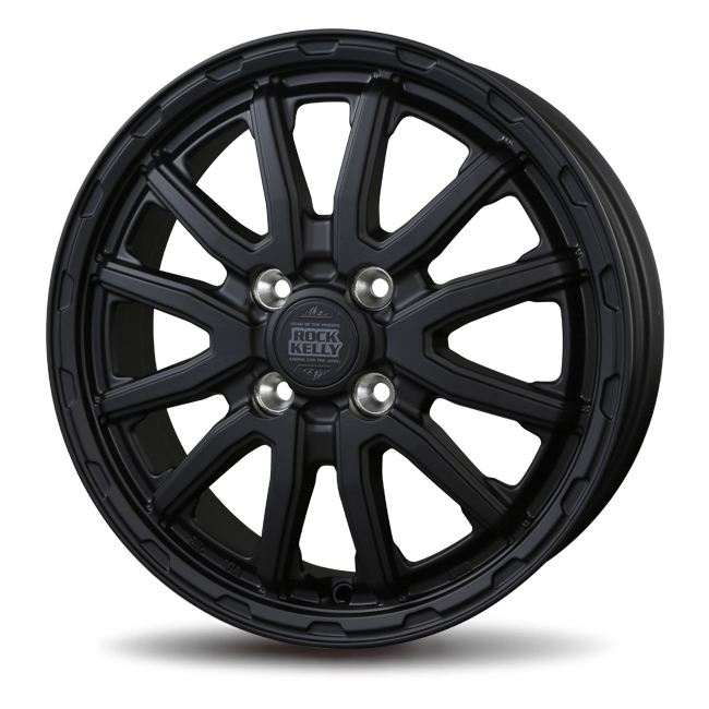 ROCK KELLY MX-H Matte Black [15×4.5J 4-100]