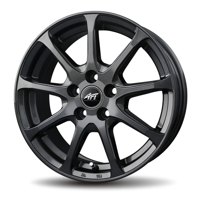 AFT BERTZEN Gumetallic [15&times;6.0J 5-100]（艶有りガンメタ）
