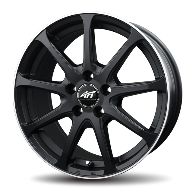 AFT BERTZEN Matte Black/Rim Edge DC [17&times;7.5J 5-112]（艶無し黒）