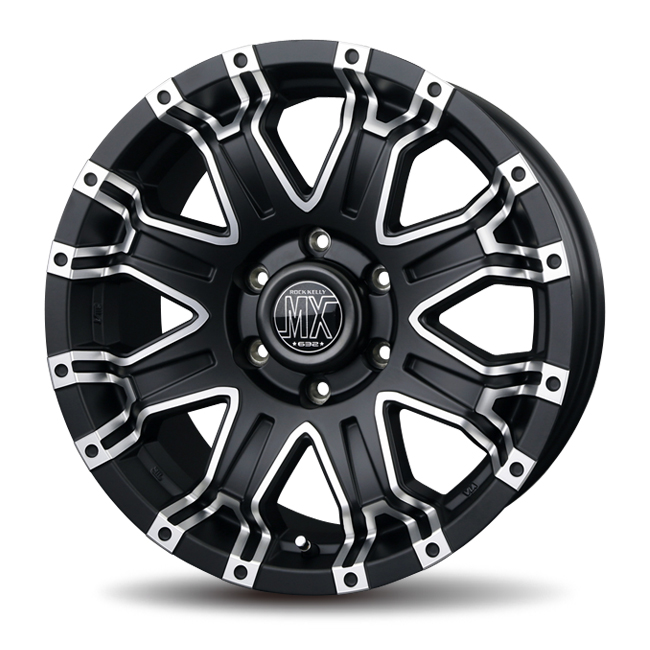ROCK KELLY MX-Ⅱ Matte Black / Polish [18&times;8.0J 6-139.7]